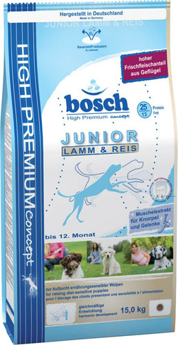 Корм для собак Bosch Junior Lamb & Rice 15 кг