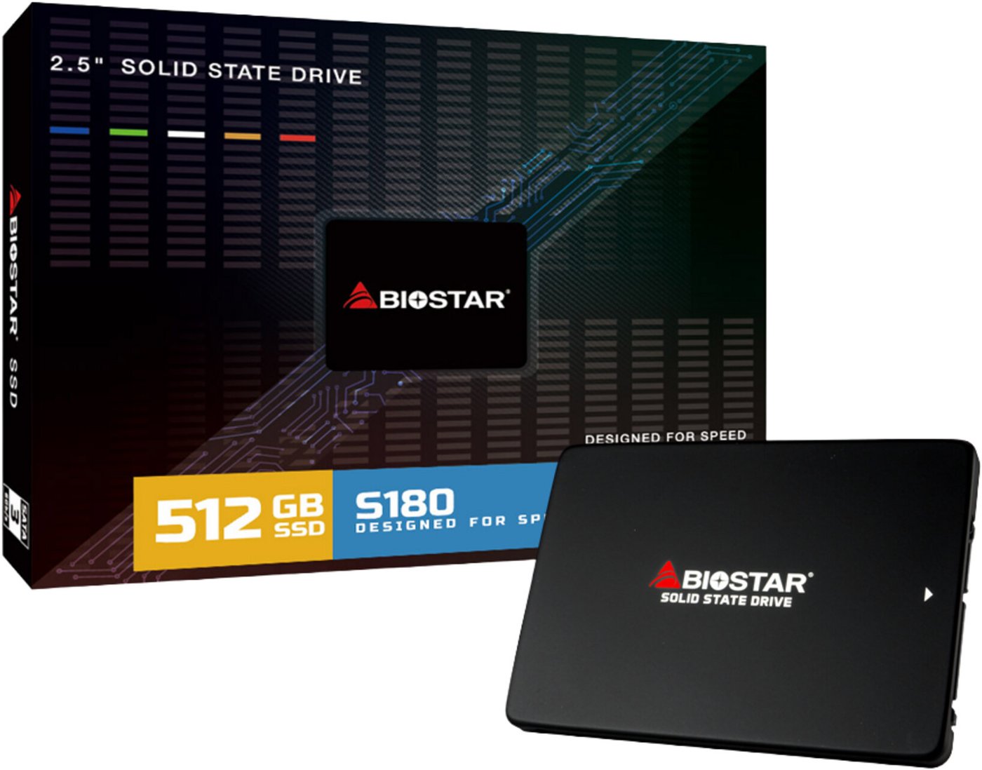 SSD BIOSTAR S180 512GB S180-512G SSD BIOSTAR S180 512GB S180-512G