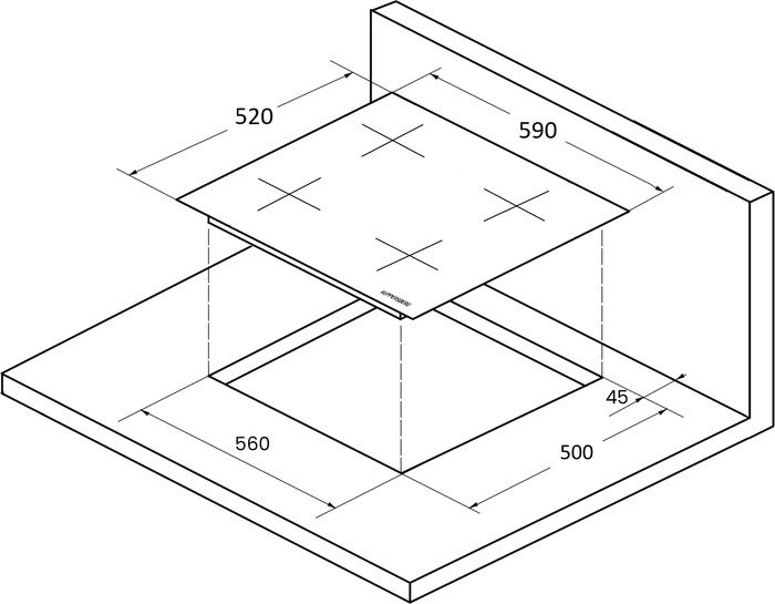 Варочная панель KUPPERSBERG ICS 614