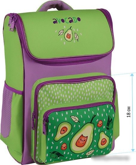 Школьный рюкзак ArtSpace Happy School Happy Avocado Uni_17726