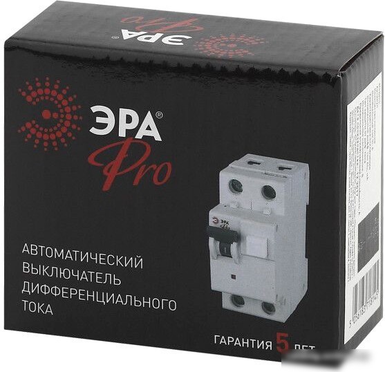 Дифференциальный автомат ЭРА Pro NO-901-91 АВДТ 63 C10 30мА 1P+N тип A Б0031841