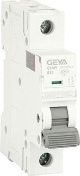 Выключатель автоматический GEYA GYM9-1P-32B 1P 32A B 6kA 1M GYM91P32B