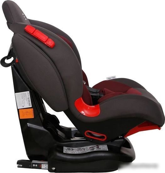 Детское автокресло Еду-Еду KS 525 Isofix (темно-серый/темно-красный)