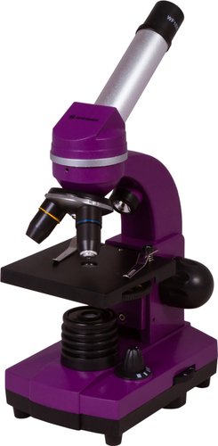 Детский микроскоп Bresser Junior Biolux SEL 40–1600x 74321 (фиолетовый)