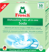 Таблетки для посудомоечной машины Frosch Всё в одном 30шт.