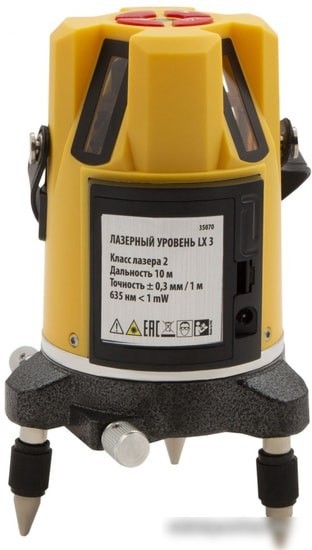 Лазерный нивелир Denzel LX3 35070