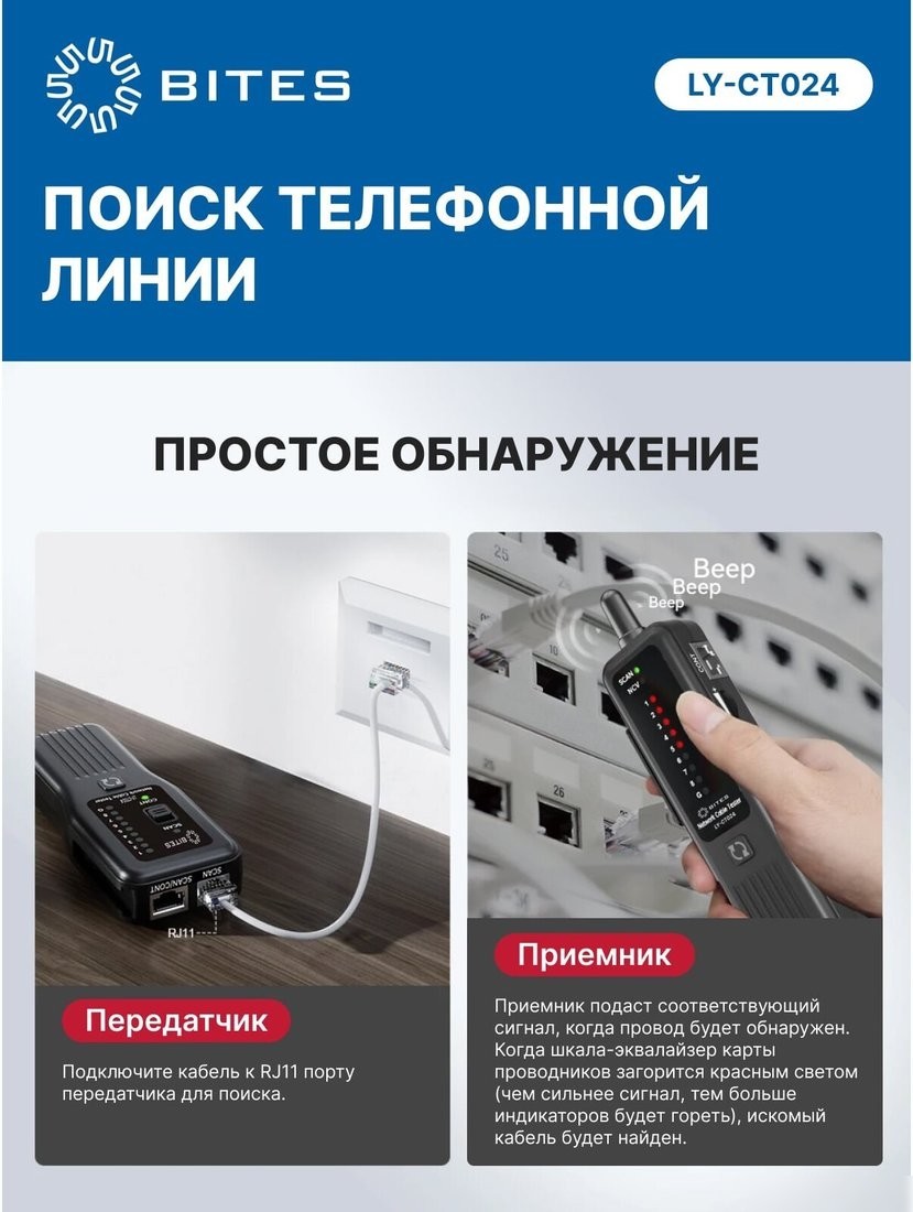 Трассоискатель 5bites LY-CT024