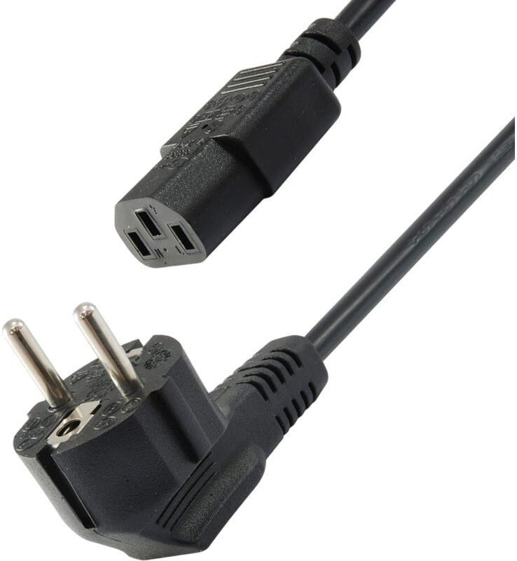 Кабель 5bites PC210-18A IEC320-C13 - Schuko CEE 7/7 (1.8 м, черный)