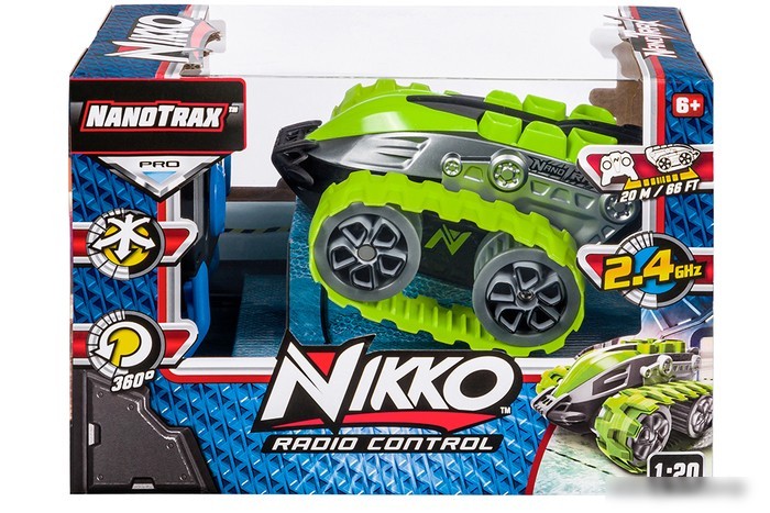 Автомодель Nikko Nano Trax Electric Green 10181