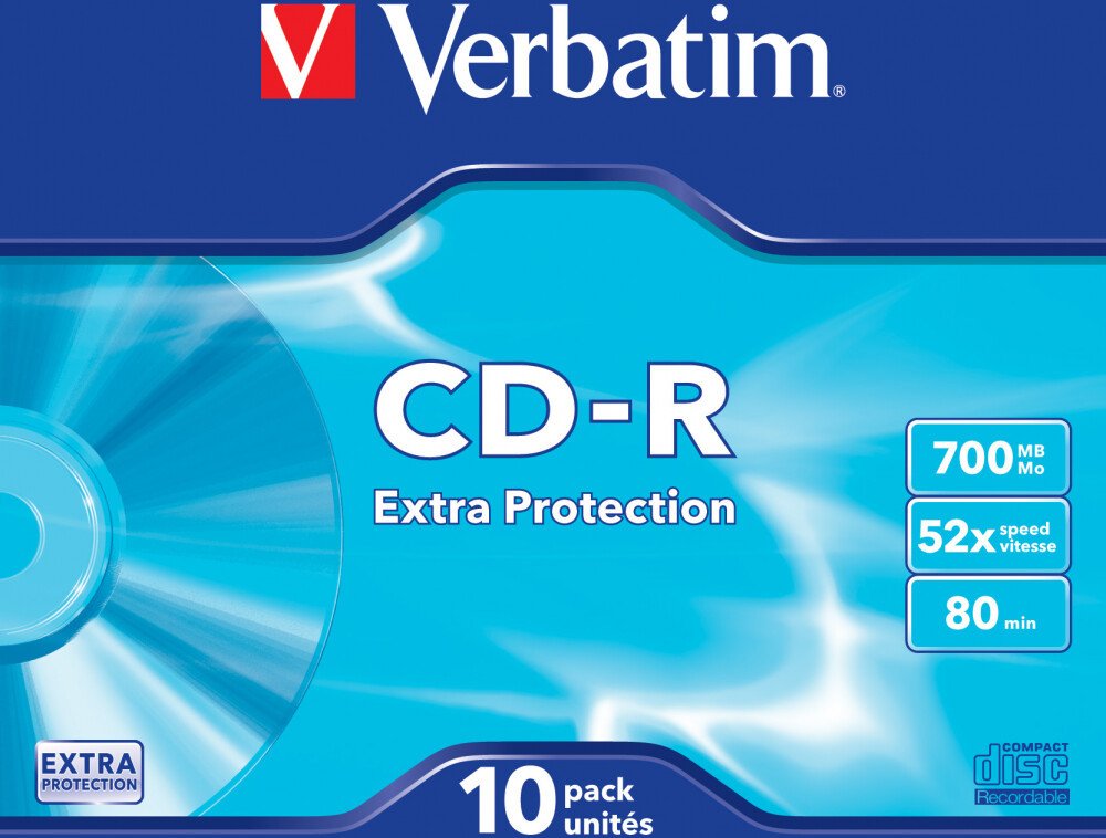 CD-R диск Verbatim 700Mb 52x 43415 (10 шт.)