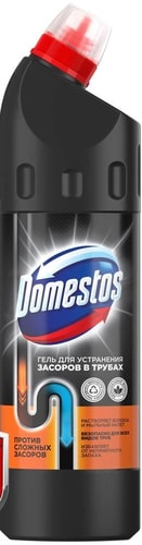 Средство для труб Domestos для устранения засоров в трубах 750 мл