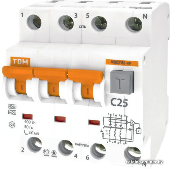 Дифференциальный автомат TDM Electric SQ0202-0022