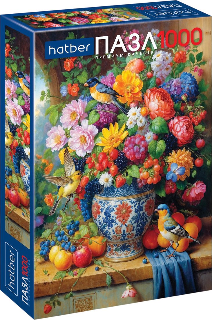 Пазл Hatber Premium. Цветочный фейерверк 1000ПЗ2_36903 (1000 эл)