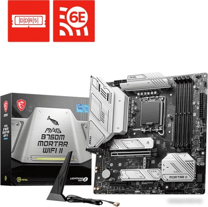 Материнская плата MSI MAG B760M Mortar WiFi II