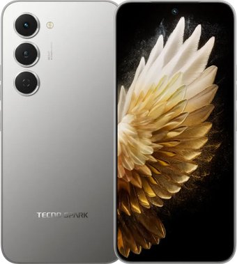 Телефон Tecno Spark 40 Pro 8GB/128GB (лунный титановый)