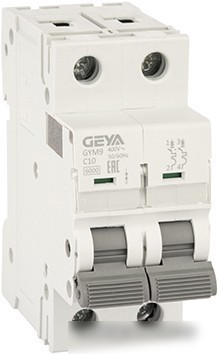 Выключатель автоматический GEYA GYM9 2P 10А C 6кА GYM92P10C Выключатель автоматический GEYA GYM9 2P 10А C 6кА GYM92P10C