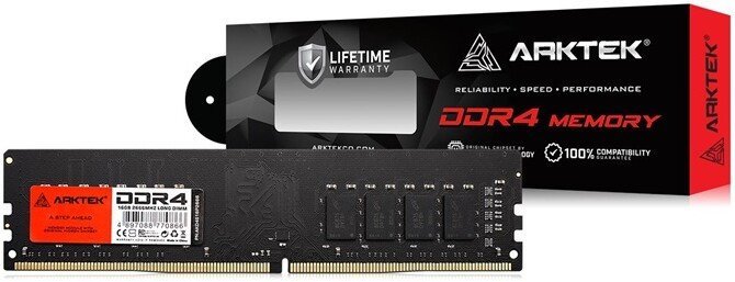 Оперативная память Arktek 16ГБ DDR4 2666 МГц AKD4S16P2666