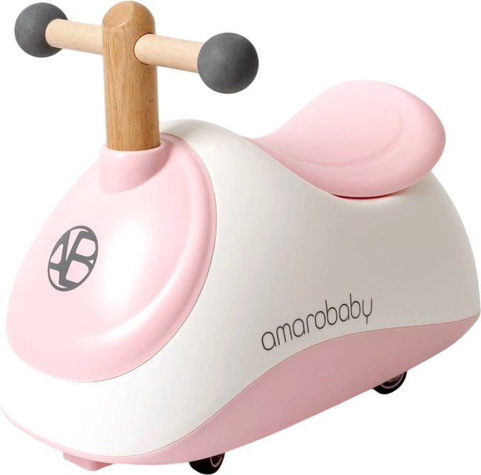 Каталка Amarobaby Enjoy AB24-7NJ/0006 (белый/розовый)