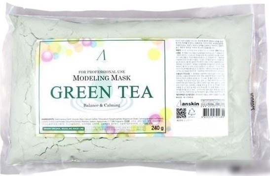 Anskin Маска альгинатная Green Tea Modeling Mask 240 г Anskin Маска альгинатная Green Tea Modeling Mask 240 г
