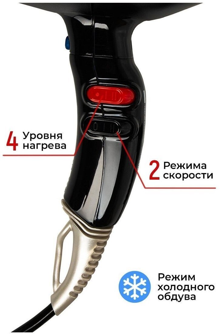 Фен ETI Eco Turbo 3900 (черный)