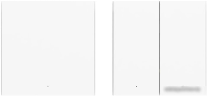 Выключатель Aqara Smart Wall Switch H1 (двухклавишный, без нейтрали)