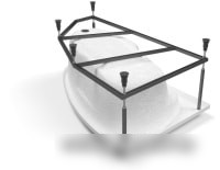 Каркас Cersanit Joanna 150 New / K-RW-JOANNA150