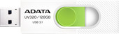 USB Flash A-Data UV320 128GB (белый/зеленый)