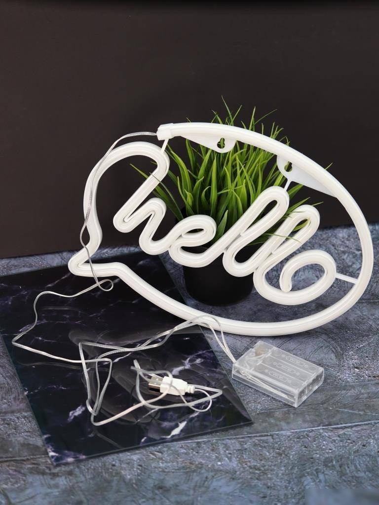 Ночник ILikeGift Hello inscription 151-2022092