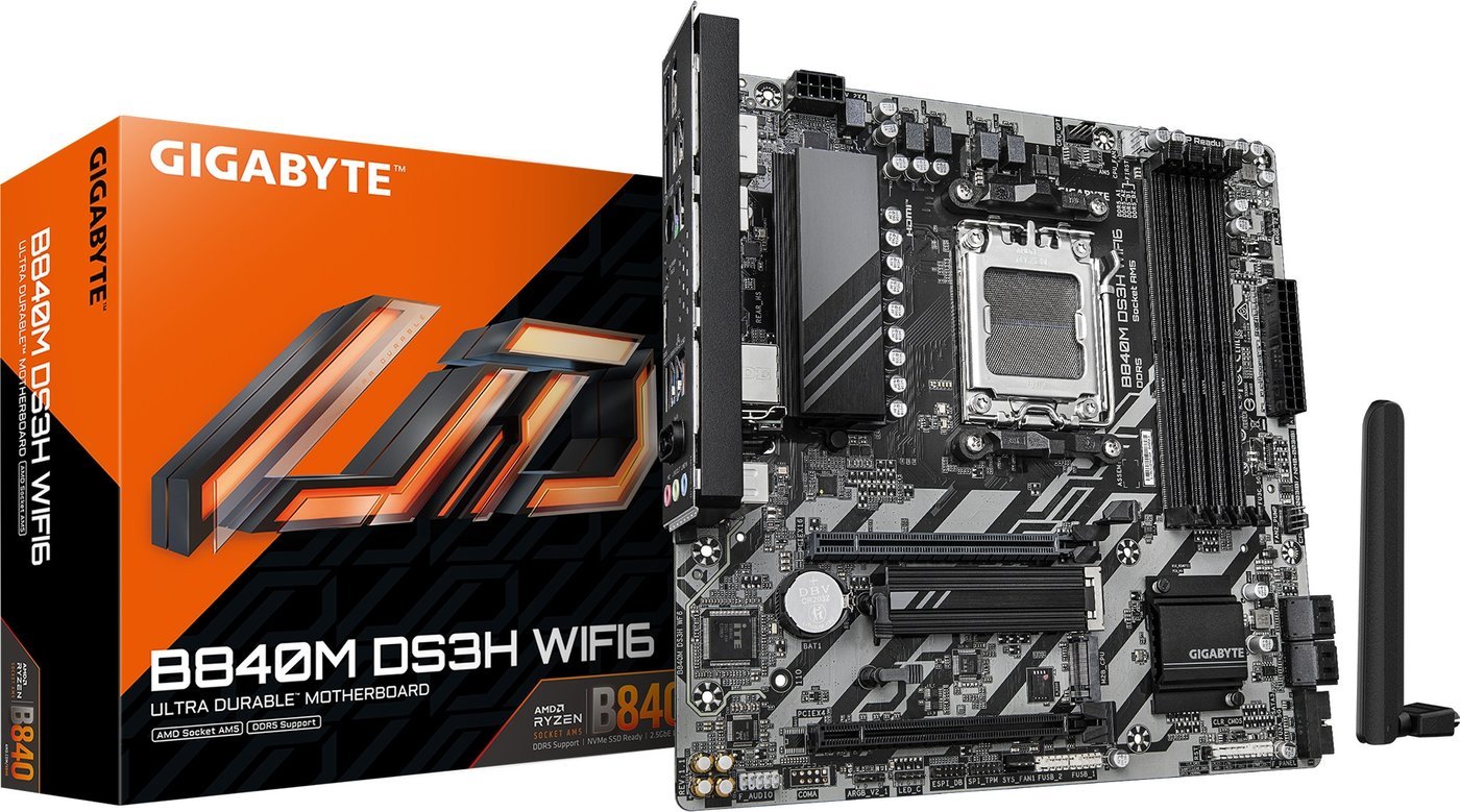 Материнская плата Gigabyte B840M DS3H WiFi6