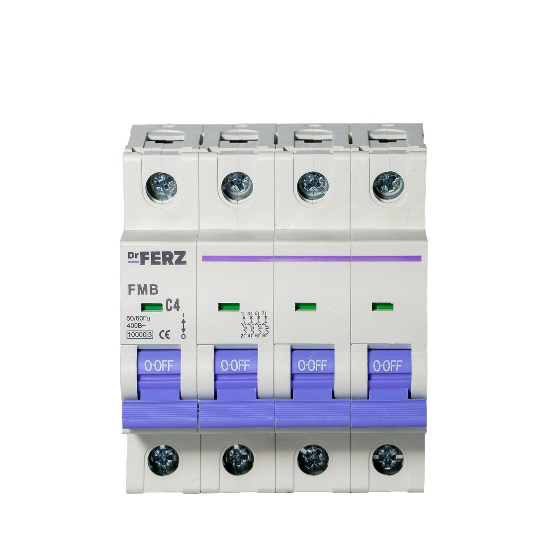 Выключатель автоматический Dr.Ferz FMB-C 10kA 4P 04 C 21100147FERZ