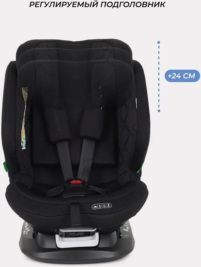Детское автокресло MOWbaby Motion isofix UB616 (черный)