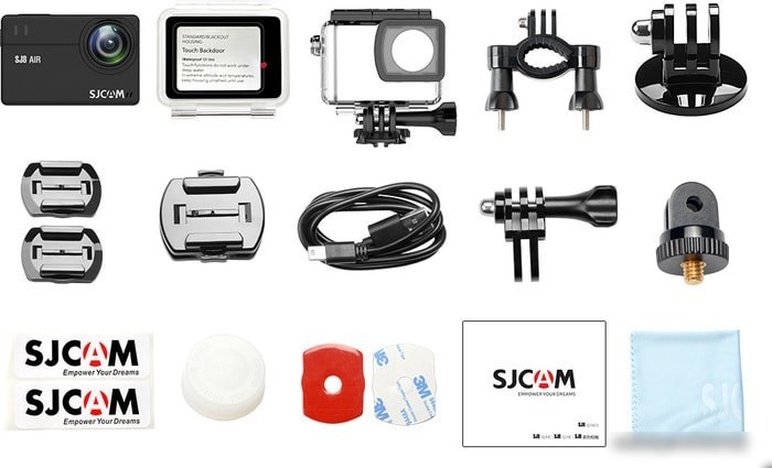 Экшен-камера SJCAM SJ8 Pro Full Set box (черный)