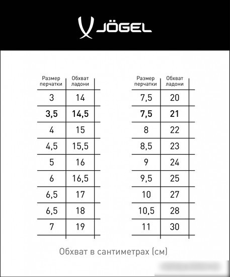 Перчатки Jogel Magnum UL4 Roll-Hybrid (р-р 9, белый)