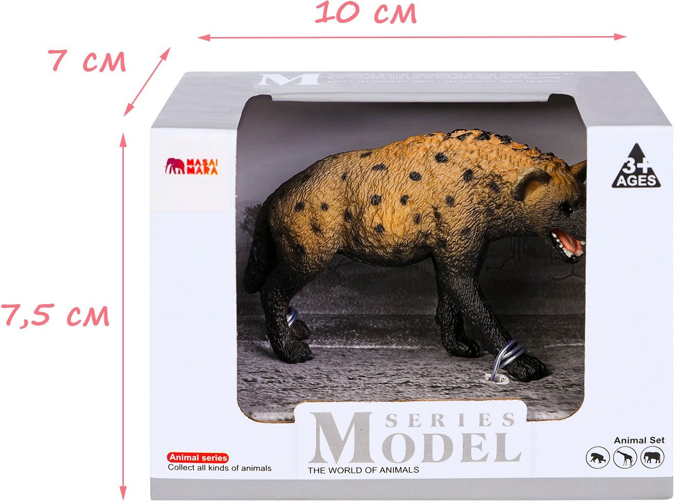 Фигурка Masai Mara Мир диких животных. Пятнистая гиена MM211-164