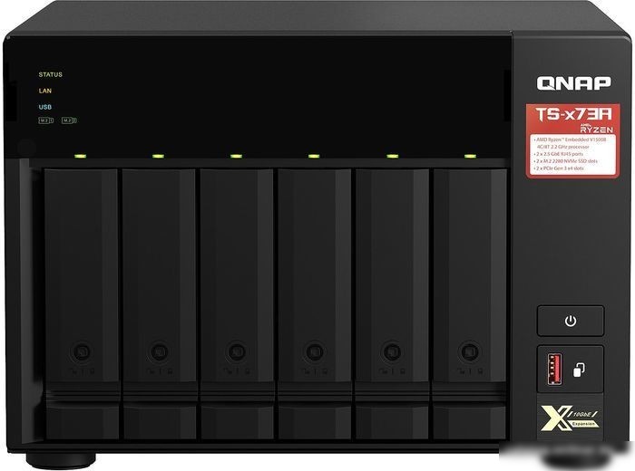 Сетевой накопитель QNAP TS-673A-8G