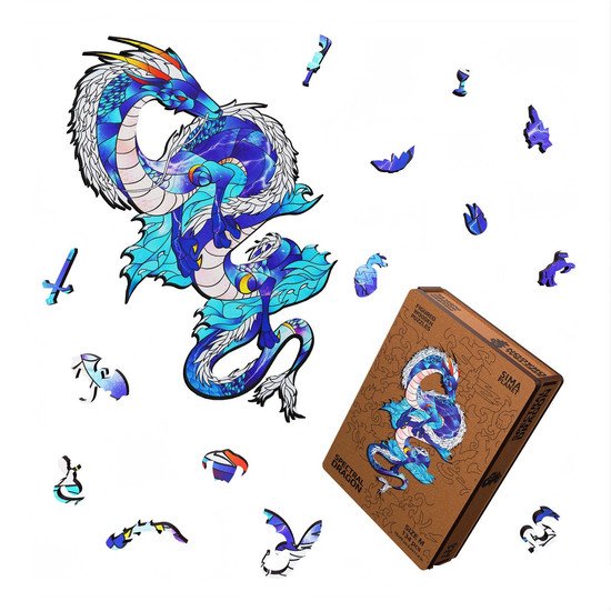 Пазл Sima-Land Spectral Dragon 9375730 (134 эл)