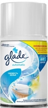 Сменный блок для освежителя воздуха Glade Свежесть белья 269 мл 8991160582