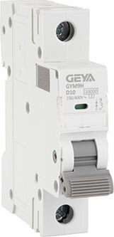 Выключатель автоматический GEYA GYM9H-1P-10D 1P 10A D 10kA 1M GYM9H1P10D