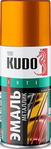 Эмаль Kudo универсальная Silver Finish KU-1029.1 0.21 л (бронза)