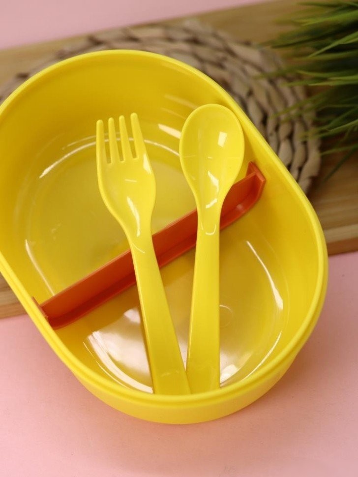 Ланч-бокс ILikeGift Chick transparent 6386 (yellow)