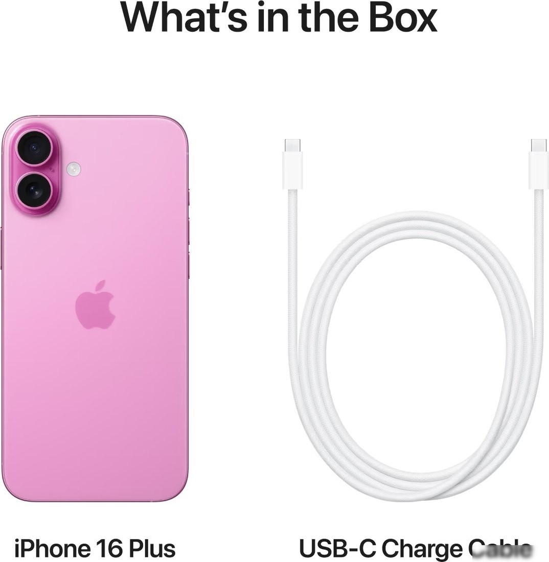 Телефон Apple iPhone 16 Plus Dual eSim 512GB (розовый)