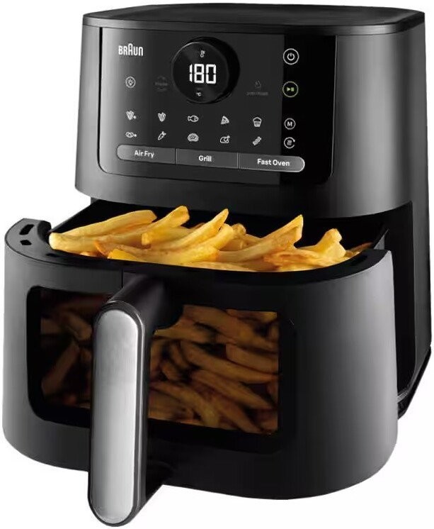 Аэрогриль (аэрофритюрница) Braun MultiFry 5 Air Fryer 3-i-n1 HF5075IBK