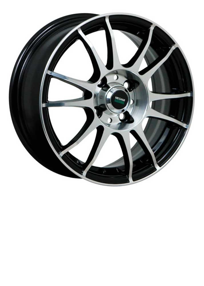 Литые диски Megami MGM-3 15x6" 5x100мм DIA 57.1мм ET 38мм BKF