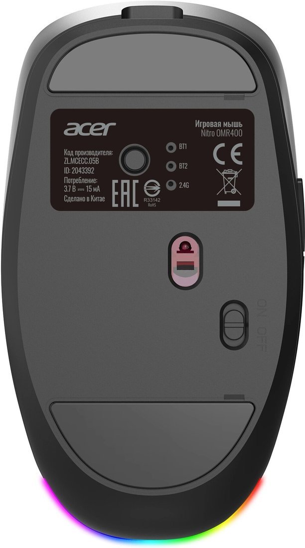 Мышь Acer Nitro OMR400 (черный)
