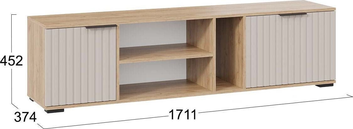 Горка Трия Хилтон №4 295252 (дуб крафт золотой/мокко матовый)