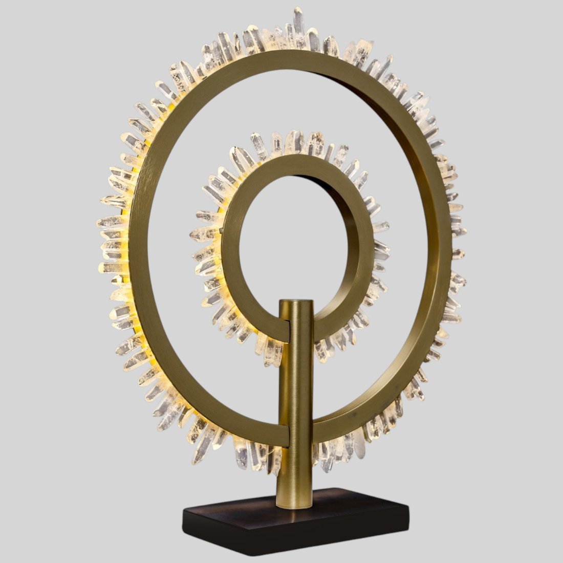 Настольная лампа DeLight Collection Quartz Halo MT20020154-2A (satin gold)