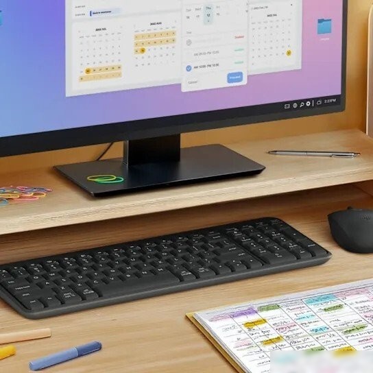 Клавиатура Logitech K251 Compact Bluetooth Wireless Keyboard 920-013363 (графитовый, с гравировкой)