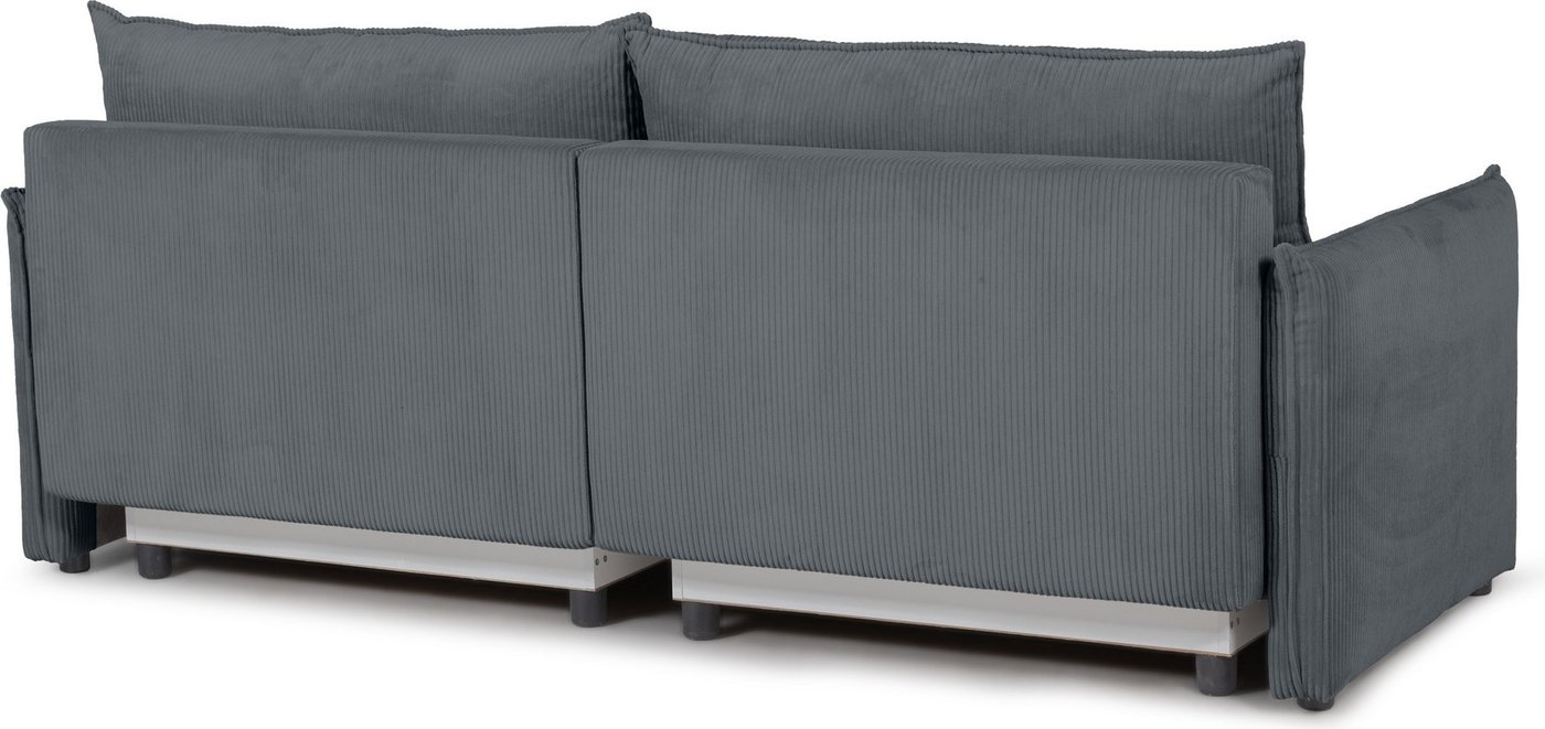 Диван Mio Tesoro Boxwel 418 Б-1.5ек-1.5ек-Б (графит 935)