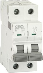 Выключатель автоматический GEYA GYM9-2P-2B 2P 2A B 6kA 2M GYM92P2B