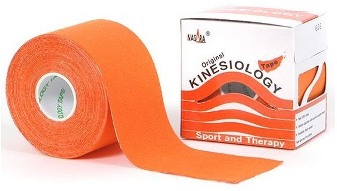Тейп Nasara Kinesiology Tape 09494328 (оранжевый)
